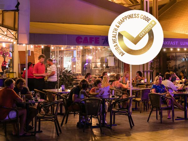 Café the Plaza receives Golden Health Seal