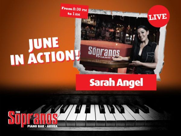 Sopranos Piano Bar Heats Up in June with Live Music by Sarah Angel, Drink Specials, and More!