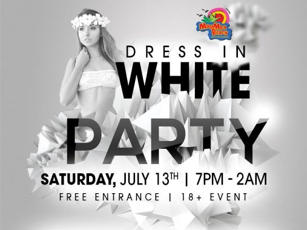 Dress in White and Dance the Night Away at MooMba Beach!