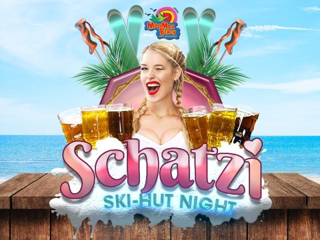 Skiing on Sand: Shatzi Beach Party's Ski-Hut Edition Brings a Unique Christmas Eve Experience!