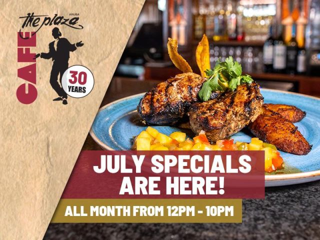 Café the Plaza’s July special features a delicious variety