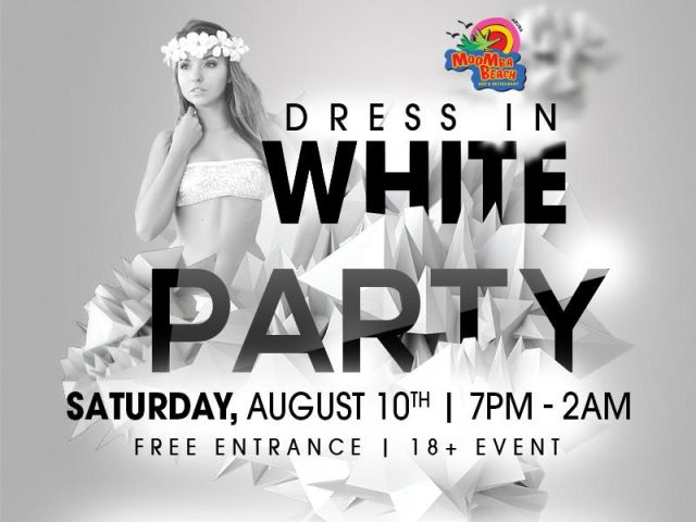 Dance the Night Away at MooMba Beach Bar’s Dress in White Party