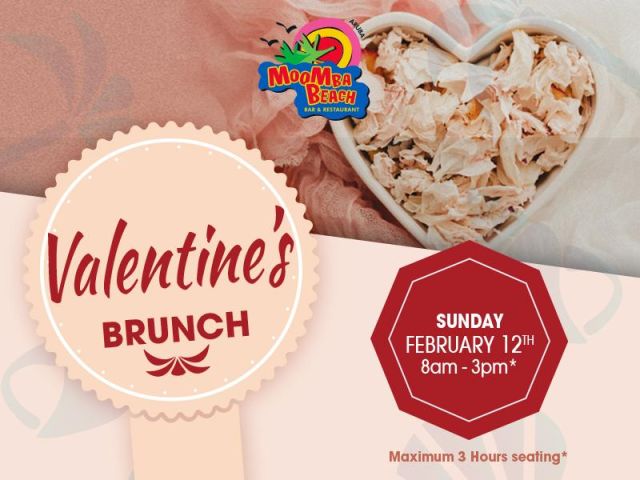 A Fantastic Valentine’s Beach Brunch at MooMba Beach