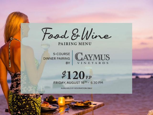 A Night of Culinary Artistry: Kokoa Restaurant & Bar Presents Caymus Vineyards Wine Pairing Dinner