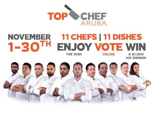 A new edition of the search for Aruba Top Chef is coming up!