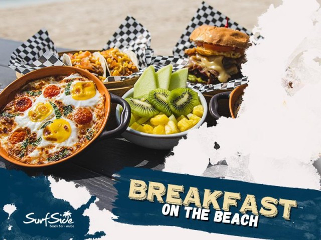 New at Surfside: an exceptional and hearty breakfast on the beach!